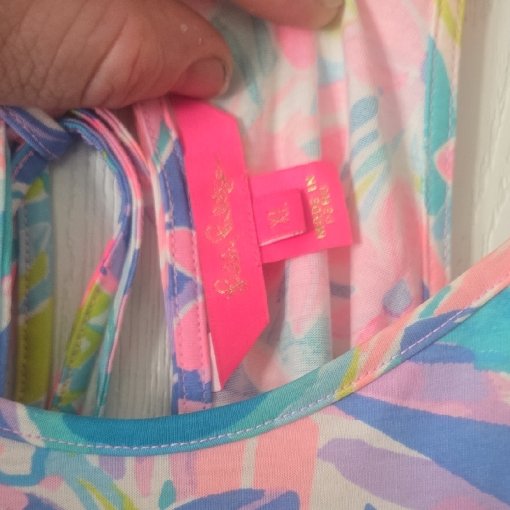 Lilly Pulitzer Pastel Tropical Dress - Picture 2 of 4
